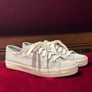 Keds Light Gray Canvas Sneakers